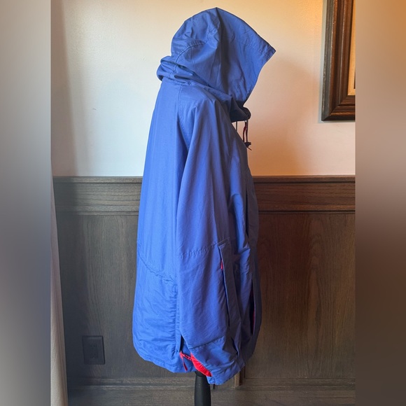 Black Ice vintage Blue Hooded Men's pullover Jacket - Picture 5 of 8